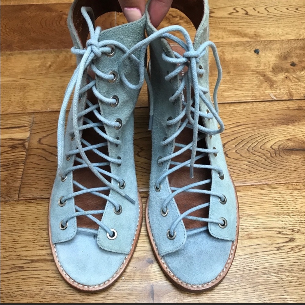 Jeffrey Campbell x Free People lace up sandals